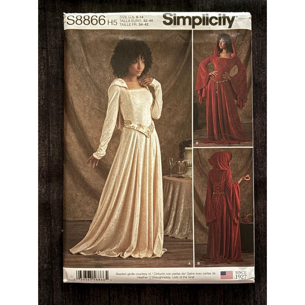 S8866 Simplicity Sewing Pattern Misses' Knit Costume | Size 6-14